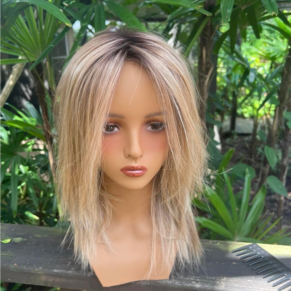 Paula Young “Heidi” Versafiber Wig in Sunkissed Honey - previously straightened